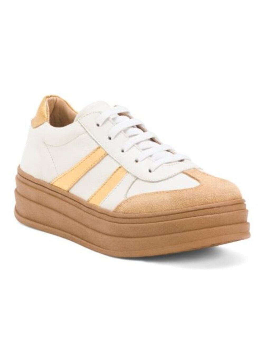 CHOCOLAT BLU Made In Brazil Leather Valox Platform Sneakers